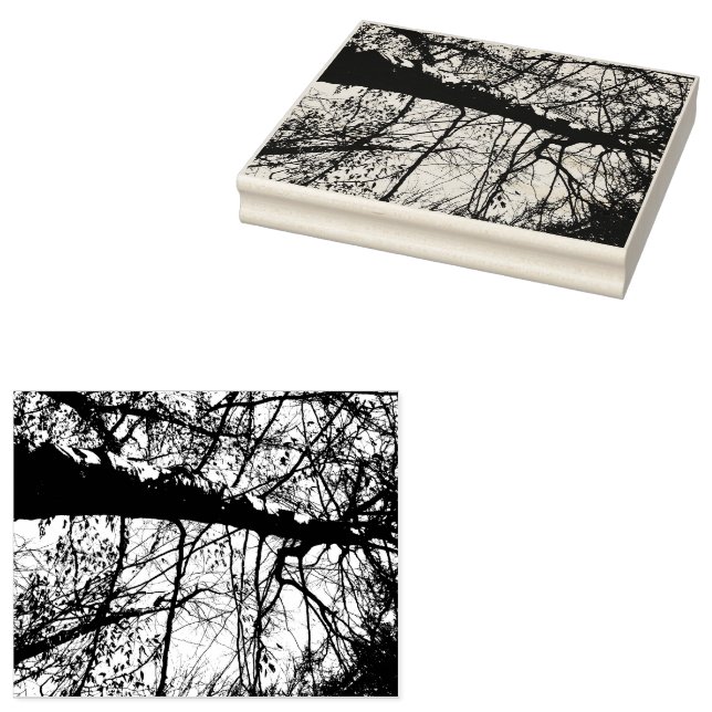 Tampons Encreurs Timbre en caoutchouc photo de l'arbre (Tamponné)