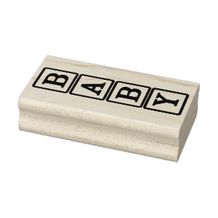 Tampons Encreurs Timbre en caoutchouc pour bébé