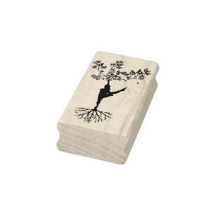 Tampons Encreurs timbre en caoutchouc pour danseur de nature