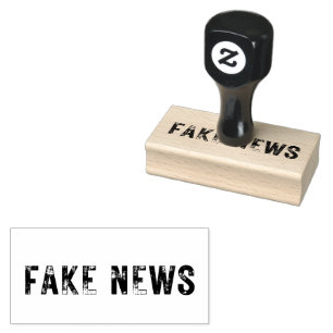 Tampons Encreurs Timbre en caoutchouc pour les FAKE NEWS