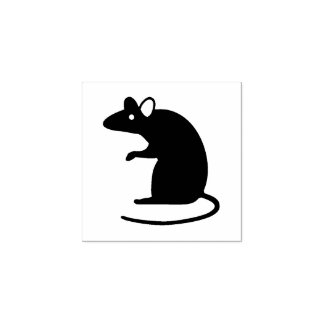 Tampons Encreurs Timbre en caoutchouc "Rat"