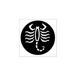 Tampons Encreurs Timbre en caoutchouc "Scorpio"