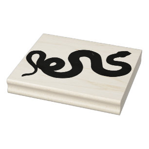 Tampons Encreurs Timbre en caoutchouc silhouette serpent