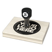 Timbre en caoutchouc Simple Large Logo Business