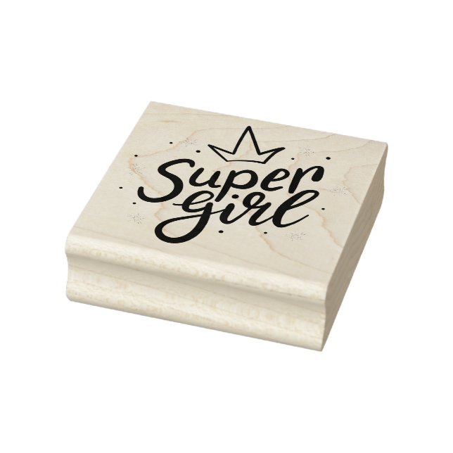 Tampons Encreurs Timbre en caoutchouc super-fille (Tampon)