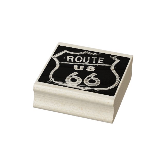 Tampons Encreurs Timbre en caoutchouc US route 66 (Tampon)
