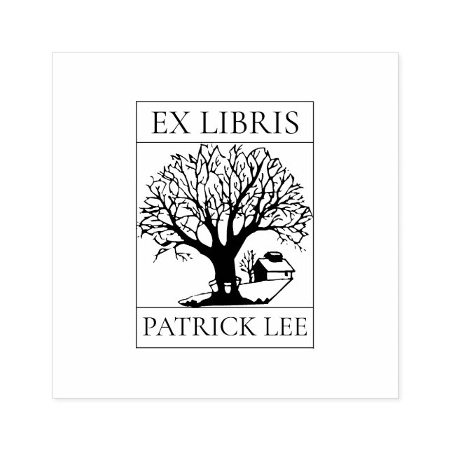 Tampons Encreurs Timbre Ex Libris, Timbre Exlibris pour livres, Ex  (Impression)