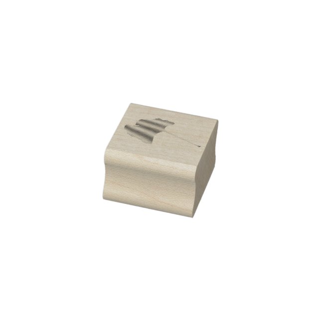 Tampons Encreurs Timbre feuille Ginkgo Biloba (Tampon)