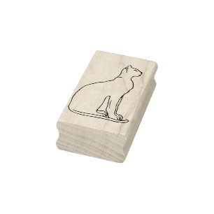 Tampons Encreurs timbre god art chat égyptien