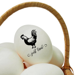 Tampons Encreurs Timbre manuscrit "Just Laid" Mini Oeuf De Poulet