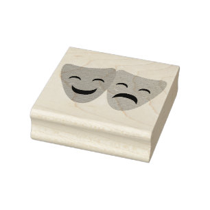 Tampons Encreurs Timbre Masque De Drame