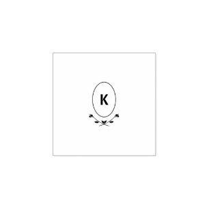 Tampons Encreurs Timbre Monogram Wood Art