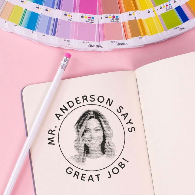 Tampons Encreurs Timbre Personnalisé De L'Enseignant Avec Timbre Ph (Créateur téléchargé)