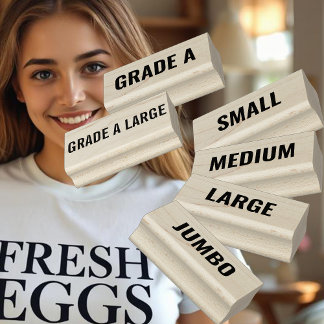 Tampons Encreurs Timbre professionnel de taille de carton d'oeuf (J