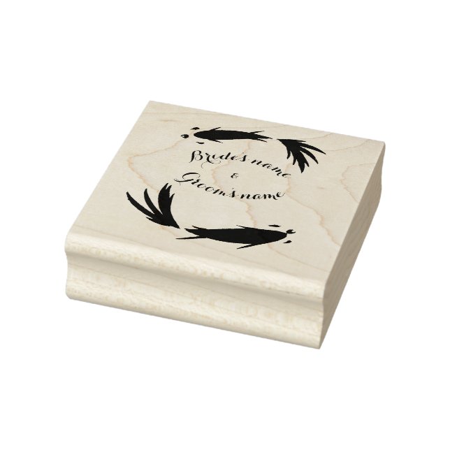 Tampons Encreurs Timbre Zen personnalisé parfait pour mariage asiat (Tampon)