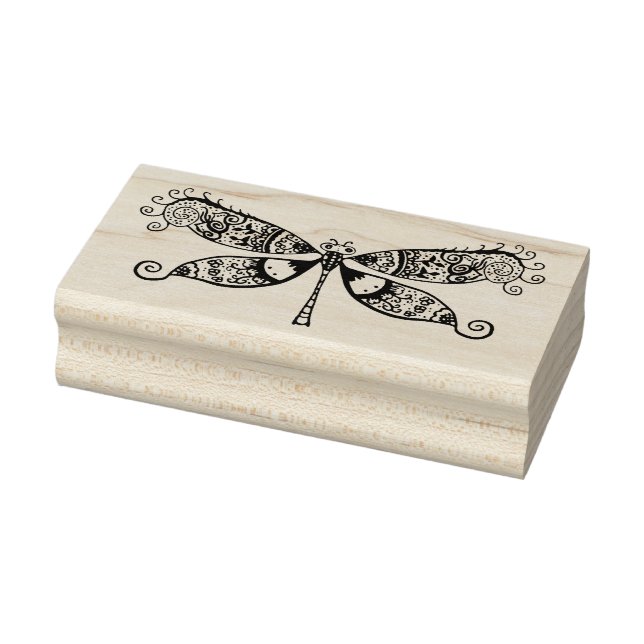 TAMPONS ENCREURS TIMBRES EN CAOUTCHOUC DRAGONFÉ (Tampon)