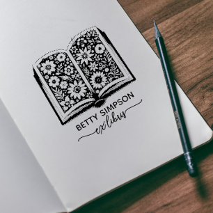 Tampons Encreurs Timbres ex libris personnalisés livre ancien et fl