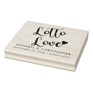 Tampons Encreurs tout Loto love Loterie Ticket Mariage de mariage