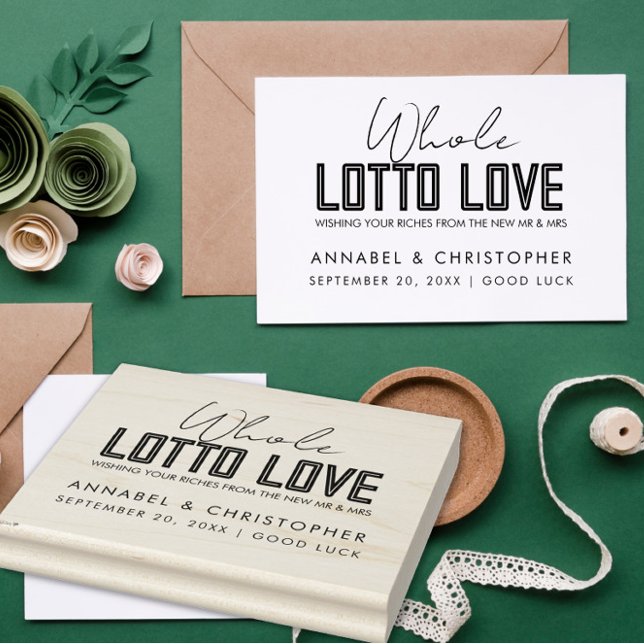 Tampons Encreurs tout Loto love Loterie Ticket Mariage de mariage (Créateur téléchargé)