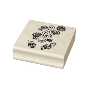 Tampons Encreurs Treble Clef Music professeur Art
