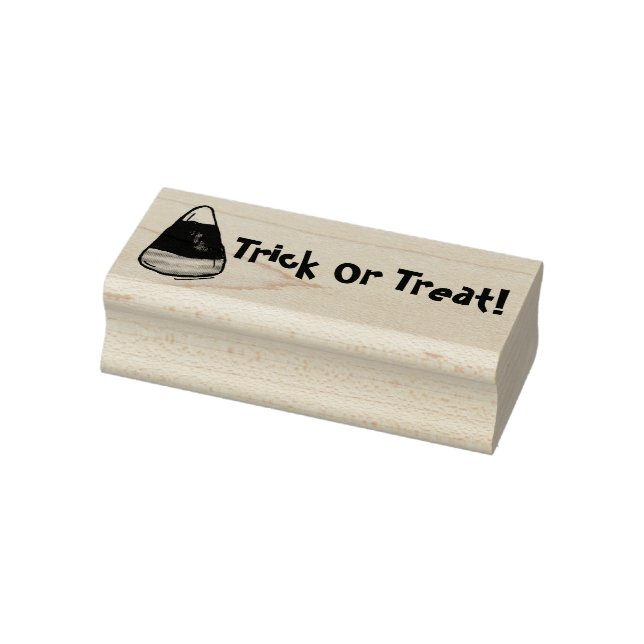 Tampons Encreurs Trick or Treat Happy Halloween Candy Corn Stamp (Tampon)