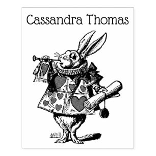 Tampons Encreurs Trumpeter Alice de la Cour du lapin blanc au pays 