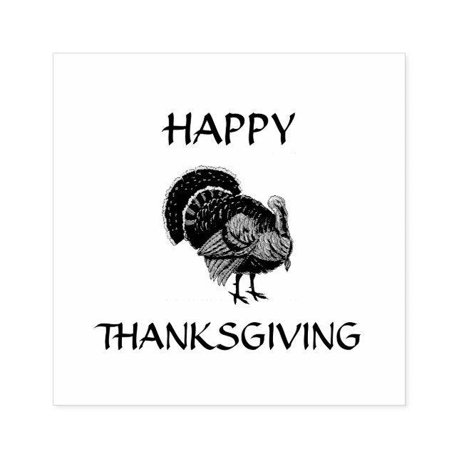 Tampons Encreurs Turquie Timbre Art Design Thanksgiving (Impression)