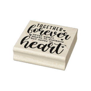 Tampons Encreurs Typographie Ensemble Pour Toujours