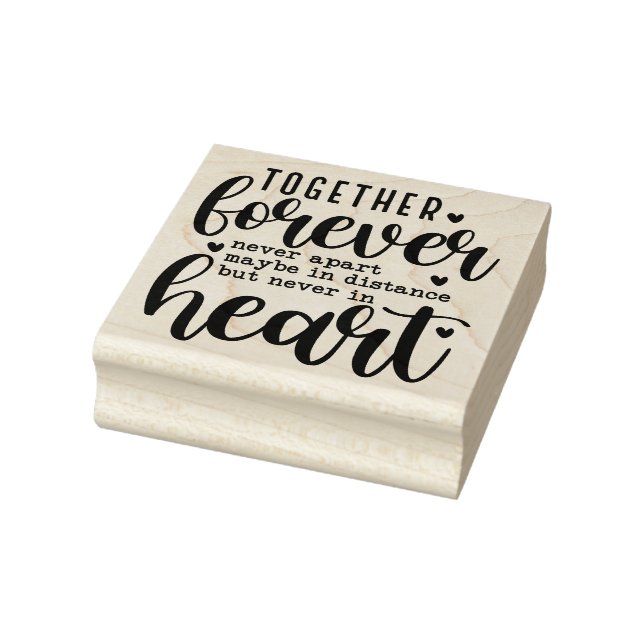 Tampons Encreurs Typographie Ensemble Pour Toujours (Tampon)