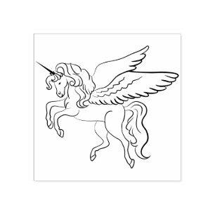 Tampons Encreurs Unicorne magique volante