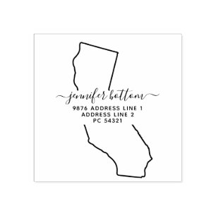 Tampons Encreurs USA Adresse Entreprise Signature Californie
