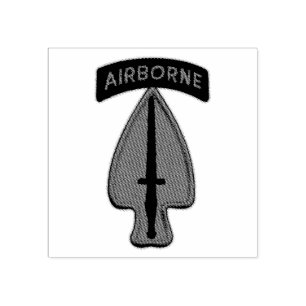 Tampons Encreurs USASOC PSYOP SOF Sine Pari Veterans LRRPS Recon