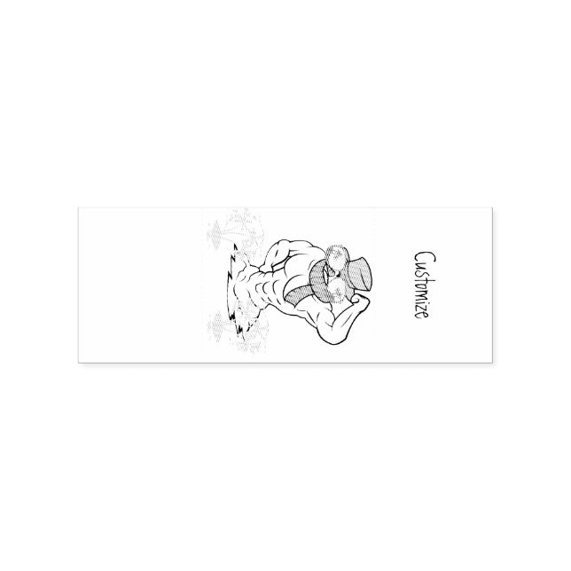 Tampons Encreurs Vacances Tropicales de Snowman musculaire Thunder_ (Impression)