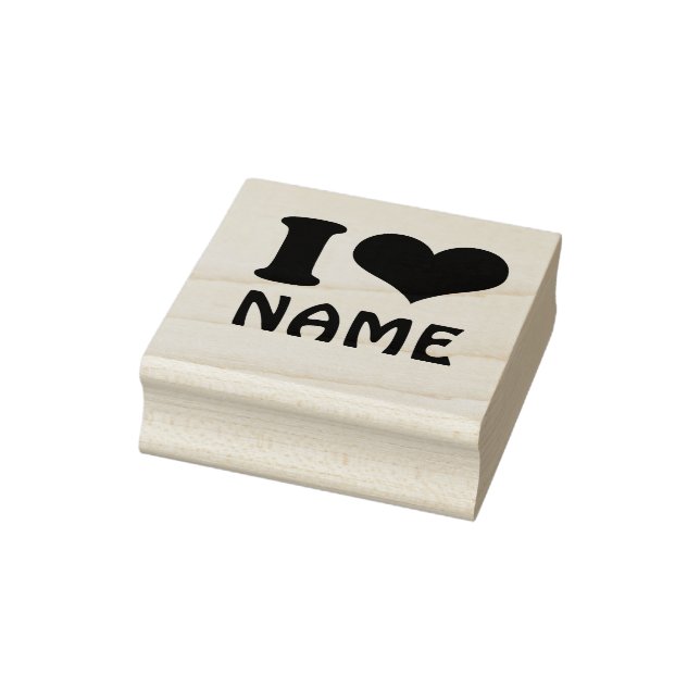 Tampons Encreurs Valentines personnalisables Jour J'aime Coeur Pers (Tampon)