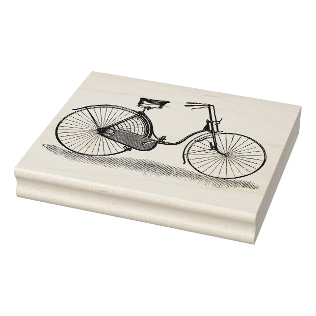 Tampons Encreurs Vélo vintage pour dames (Tampon)