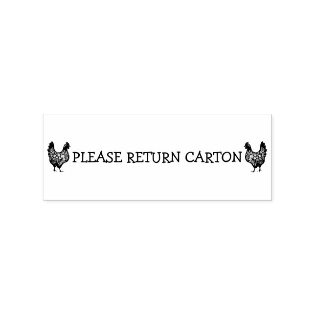 TAMPONS ENCREURS VEUILLEZ RETOURNER CARTON (Impression)