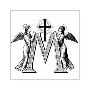 Tampons Encreurs Vierge catholique Marie Marian Angels