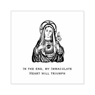 Tampons Encreurs Vierge religieuse Marie Coeur immaculé