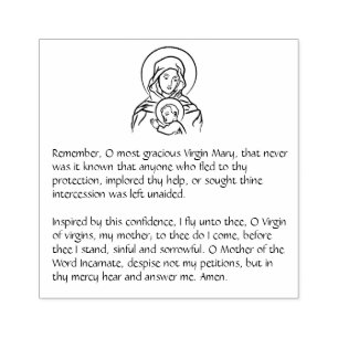 Tampons Encreurs Vierge religieuse Marie mémore la prière catholi
