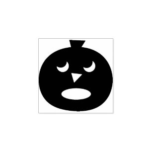 Tampons Encreurs Visage Citrouille effrayé   Halloween