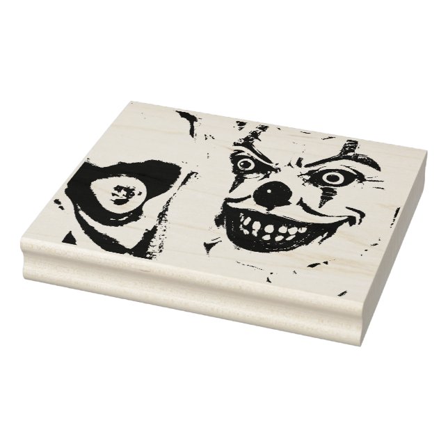 Tampons Encreurs Visages clowns effrayants - fabrication de carte d (Tampon)