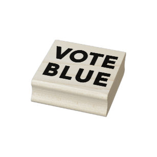 Tampons Encreurs Vote Texte en gras bleu