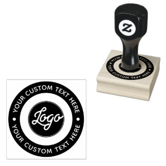 Tampons Encreurs Votre logo personnalisé Monogramme ou texte person