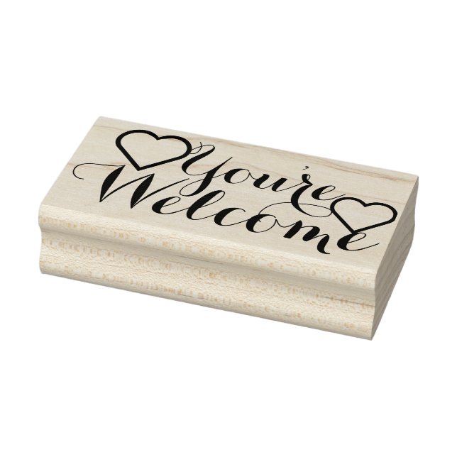 Tampons Encreurs Votre propre message : Vous êtes les bienvenus (Tampon)