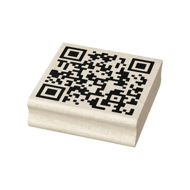 Tampons Encreurs Votre QR Code Plus Business Details Timbre en caou (Tampon)