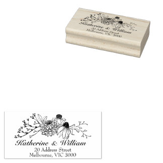 Tampons Encreurs Wedding Envelope return address stamp