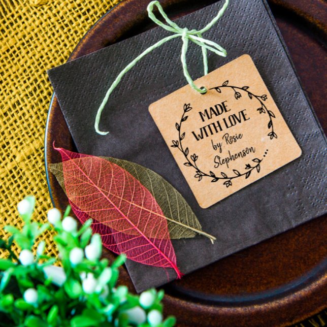 Tampons Encreurs Wreath Fleur Dessinée À La Main Fabriquée Avec Amo (Créateur téléchargé)