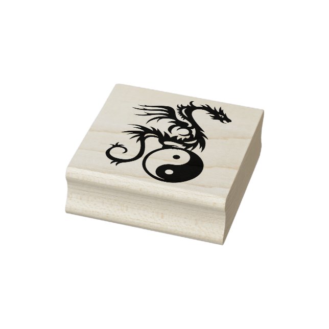 Tampons Encreurs Yin & Yang Dragon + vos idées (Tampon)