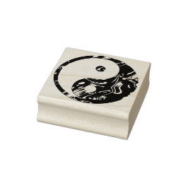 Tampons Encreurs Yin & Yang vagues dorées + vos idées