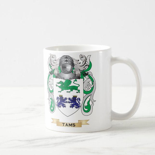 Tams Familienwappen (Wappen) Kaffeetasse (Rechts)